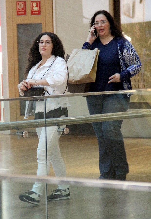 Lívian Aragão com a mãe, Lílian Taranto (Foto: J HUmberto/AgNews)