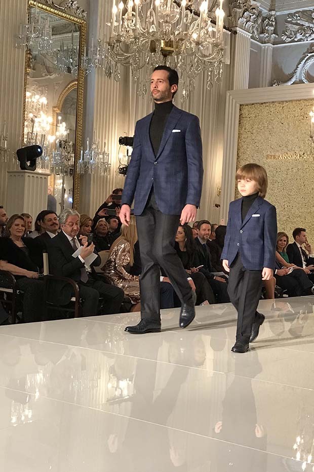 Father-and-son looks for A/W 2017 from Stefano Ricci (Foto: @SUZYMENKESVOGUE)