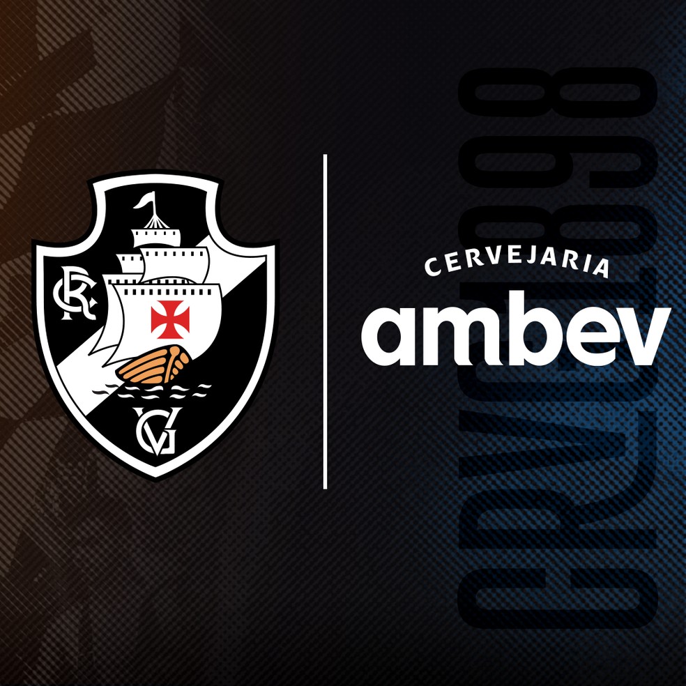 Vasco anunciou em 2021 parceria com a Ambev para o futebol feminino — Foto: Divulgação