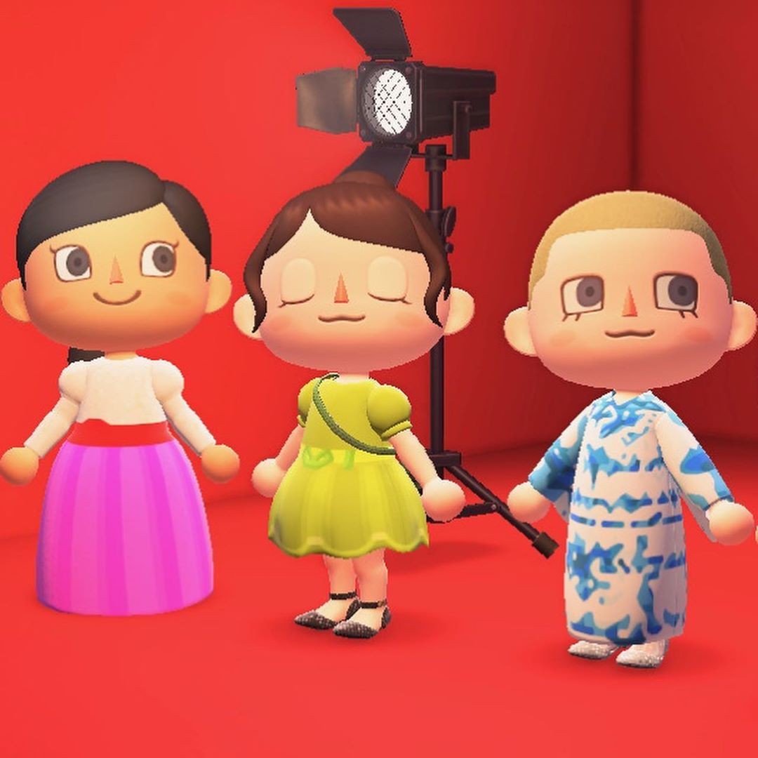 A Valentino criou 20 looks femininos e masculinos do verão 2020 em versão virtual para o Animal Crossing (Foto: Reprodução/Instagram)