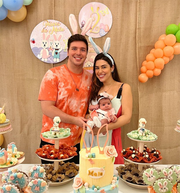 Vivian Amorim celebra mesversário de Malu com festa inspirada em Páscoa (Foto: Reprodução / Instagram)