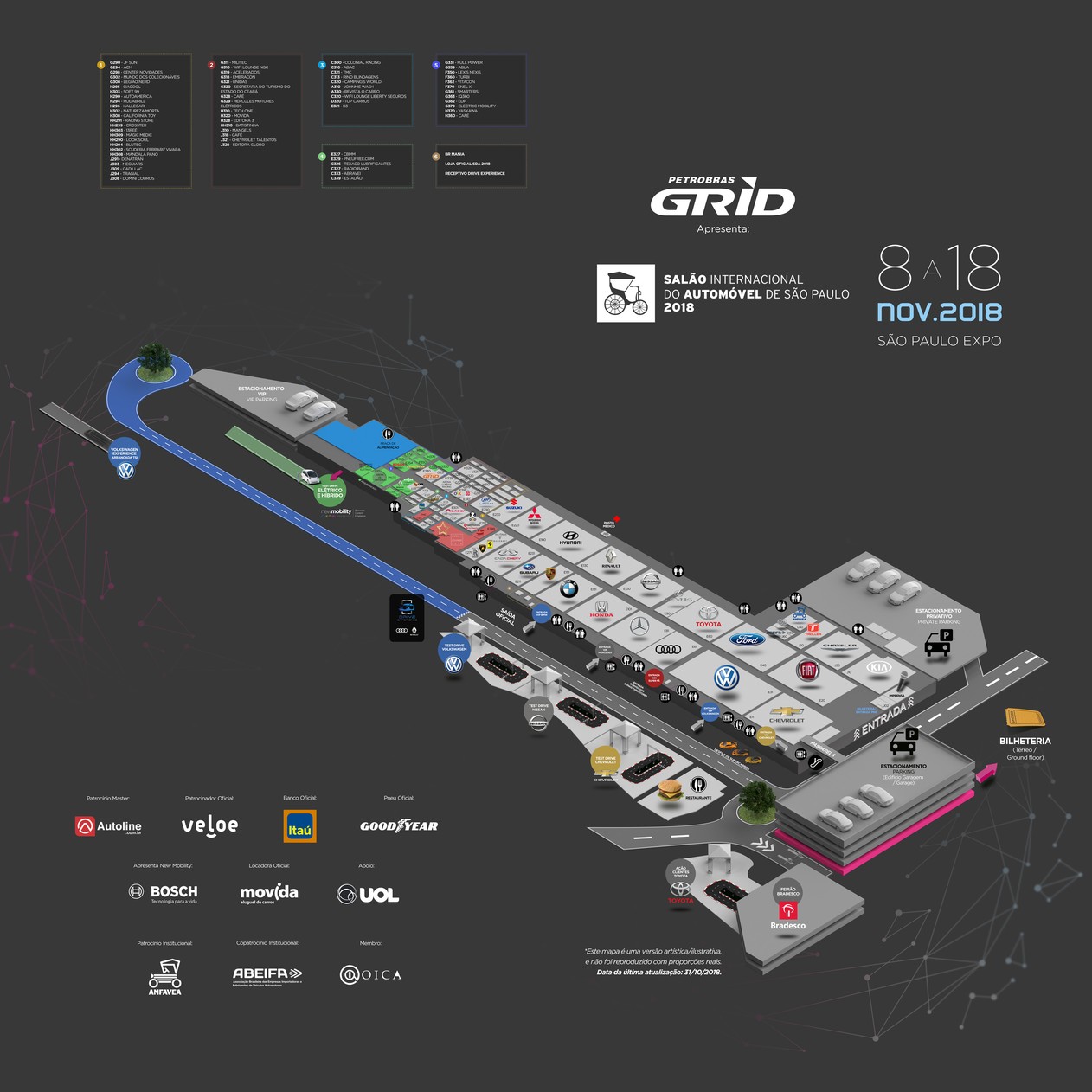 Veja o guia do Salão do Automóvel de São Paulo 2018 Mapa-sda-final-v4-operacional-menor
