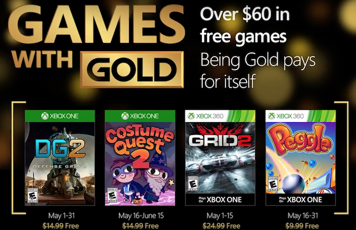 Games With Gold trará Grid 2 e Costume Quest 2 em maio (Foto: Reprodução/majornelson.com)