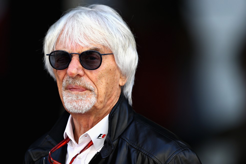 Bernie Ecclestone no GP de Abu Dhabi de 2018 — Foto: Getty Images