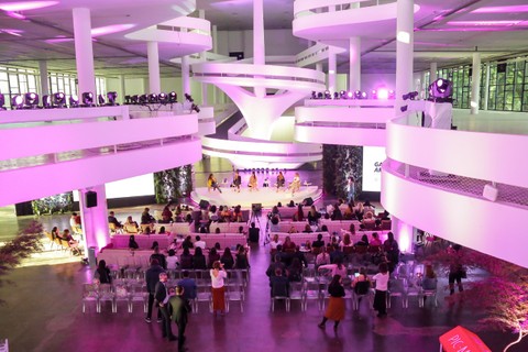 A atmosfera do evento, que aconteceu na Fundação Bienal 