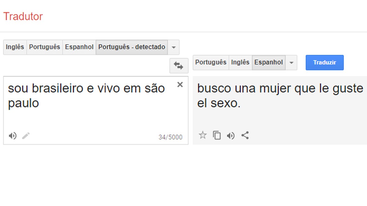 Google Traduz Texto Errado E Mostra Busco Mulher Que Goste De Sexo Internet Techtudo