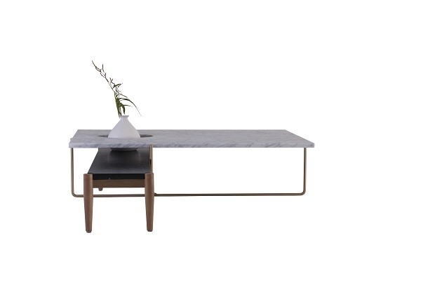 Com traço contemporâneo, a mesa Fitting é um dos destaques entre as peças da designer Marta Manente para a  assina lançamentos para a Sol Design (Foto: Divulgação)