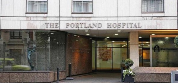 The Portland Hospital (Foto: Reprodução/ Instagram)