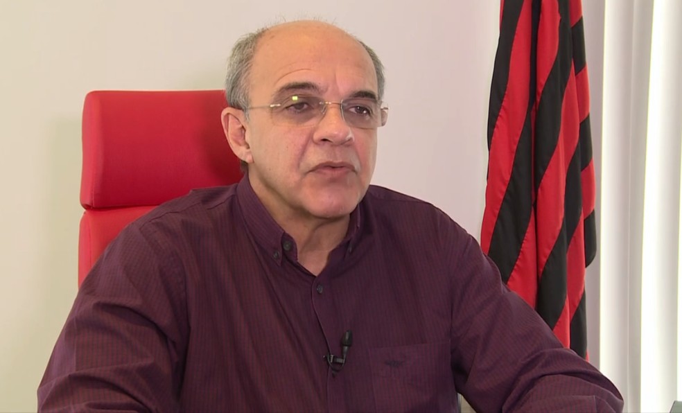 Eduardo Bandeira de Mello, presidente do Flamengo (Foto: Reprodução SporTV)