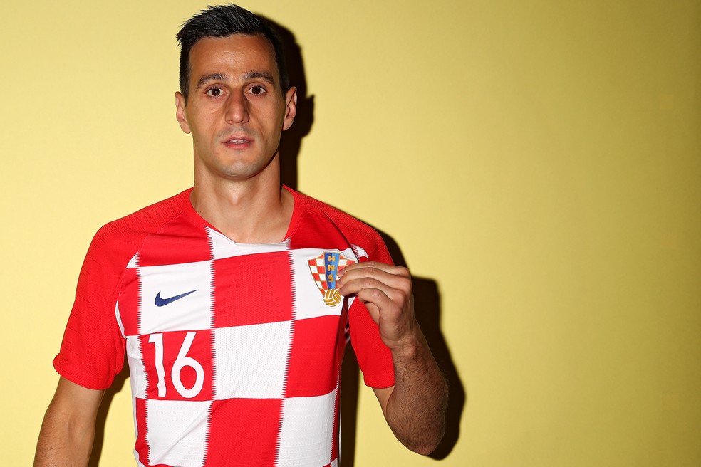 Nikola Kalinic foi cortado da seleÃ§Ã£o da CroÃ¡cia  (Foto: Patrick Smith/FIFA)