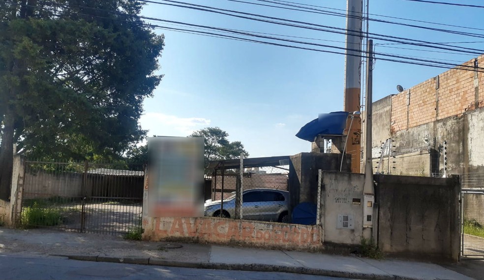 Caixa d'água fica em Várzea Paulista — Foto: João Fernandes/Arquivo pessoal