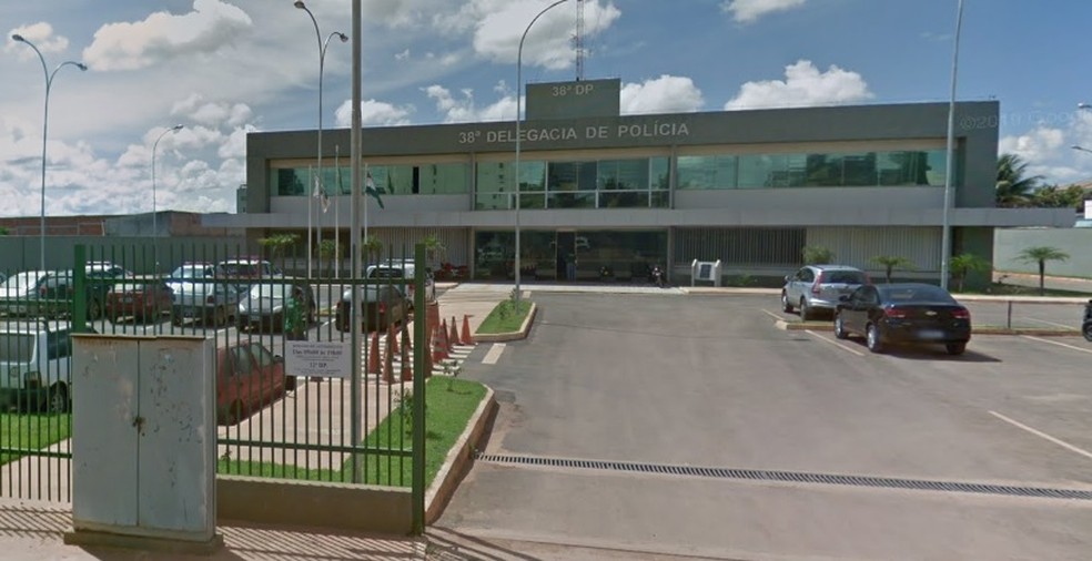 Fachada da 38ª DP, em Vicente Pires, no Distrito Federal — Foto: Google Maps/Reprodução