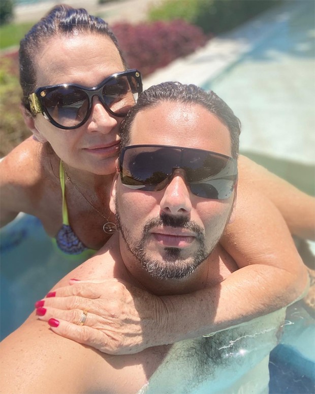 Ieda Wobeto e Marcelo Gomes (Foto: Reprodução/Instagram)