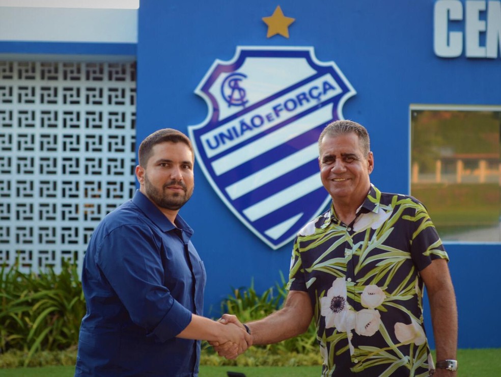 Marcelo Barbarotti e Raimundo Tavares no Mutange — Foto: Augusto Oliveira/ASCOM CSA