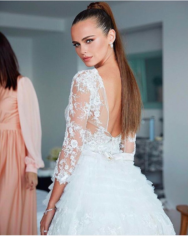 O casamento da modelo Xenia Deli (Foto: Instagram)