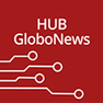 Foto: (Logo podcast HUB GloboNews - home / Comunicação/Globo)