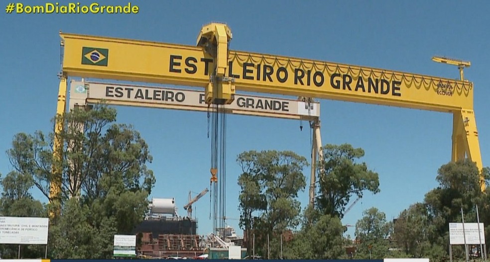 Estaleiro abre vagas em Rio Grande — Foto: Reprodução/RBS TV