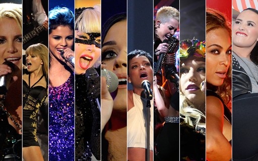 As 10 Cantoras Internacionais mais influentes do pop