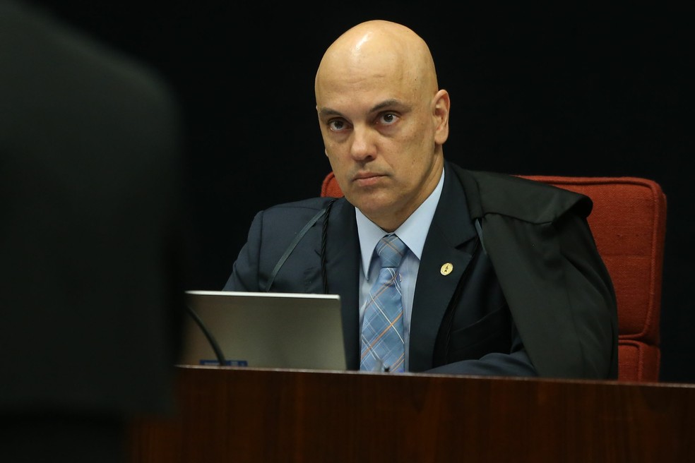 Imagem mostra o ministro do Supremo Tribunal Federal Alexandre de Moraes (Foto: André Dusek/Estadão Conteúdo)