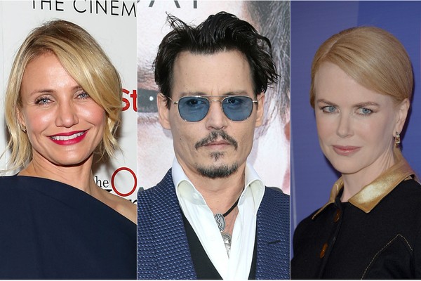 Cameron Diaz, Johnny Depp e Nicole Kidman foram algumas das celebridades que desistiram do ensino médio (Foto: Getty Images)
