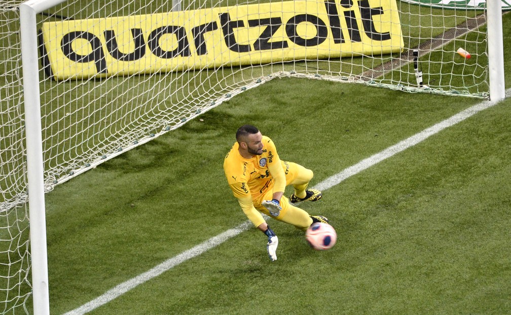 Analise Como A Reacao De Weverton Foi Decisiva Para Dar Titulo Paulista Ao Palmeiras Palmeiras Ge