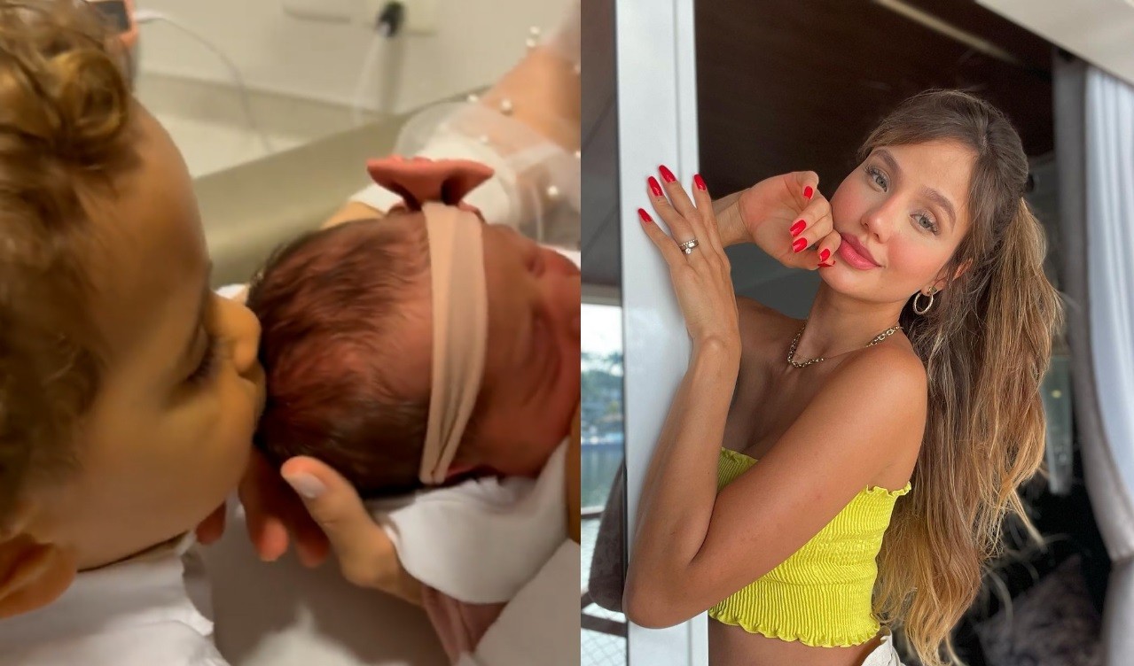 Biah Rodrigues é mãe de Theo, 1 ano, e Fernanda, que nasceu na quinta (11) (Foto: Reprodução Instagram)