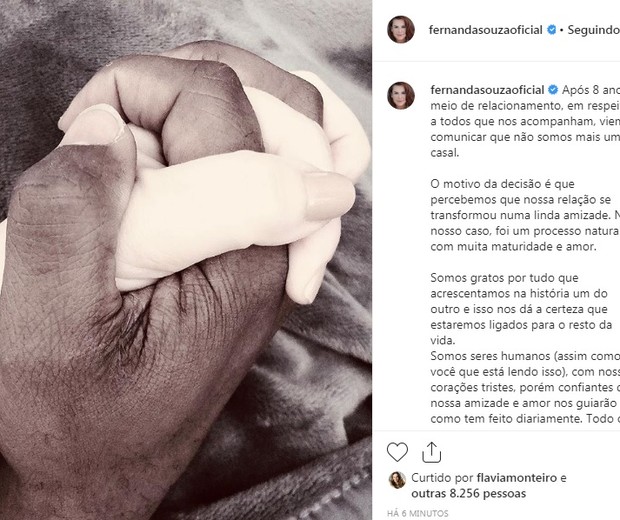 Thiaguinho e Fernanda Souza se separam (Foto: Reprodução/Instagram)