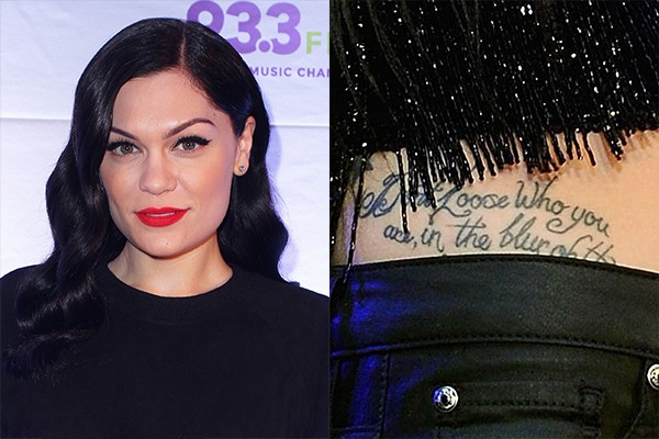 Jessie J e sua tatuagem na cintura (Foto: Getty Images)