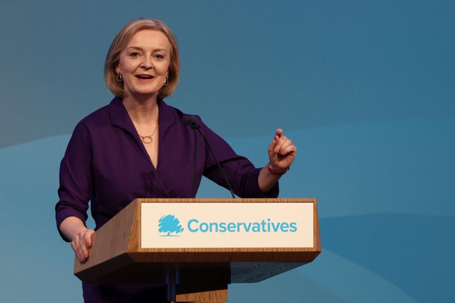 Liz Truss, nova líder do Partido Conservador, em primeiro discurso após anúncio da vitória