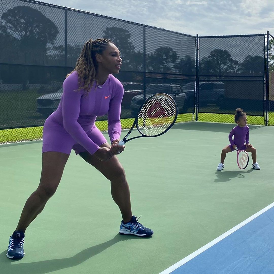Serena Williams e Olympia (Foto: reprodução/instagram)