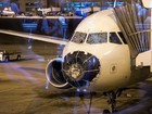 Avião faz pouso de emergência após chuva de granizo nos EUA