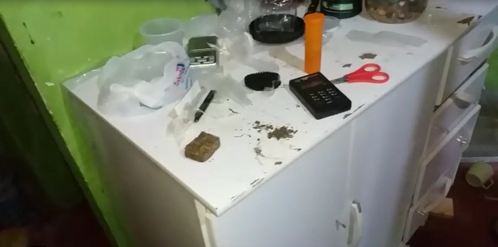 Local era ponto de venda de drogas em Maca&iacute;ba, na Grande Natal &mdash; Foto: Pol&iacute;cia Civil/Divulga&ccedil;&atilde;o