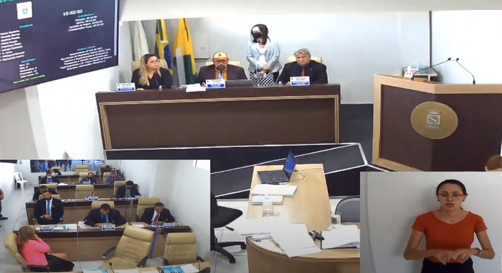 Vereadores aprovam PL que prevê aporte de R$ 2,4 milhões a empresas de ônibus — Foto: Reprodução