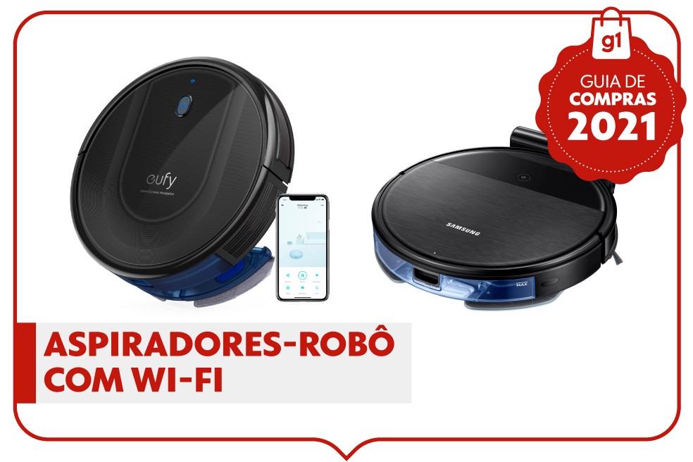 Aspiradores-robô com wi-fi permitem controle por app ou até por voz — Foto: g1