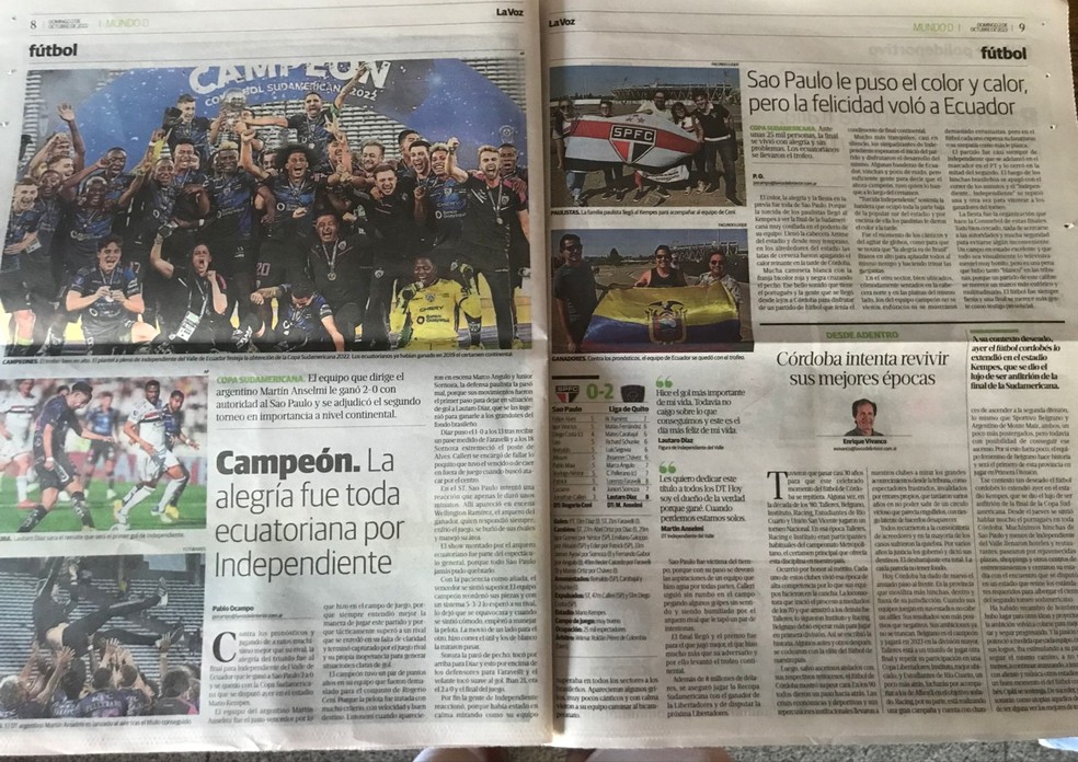 Jornais de Córdoba destacam vice: 