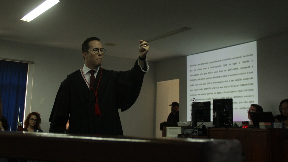 Para promotor, adiamento do julgamento de dois acusados de matarem Vivianny Crisley foi uma manobra jurídica (Foto: Dani Fechine/G1)