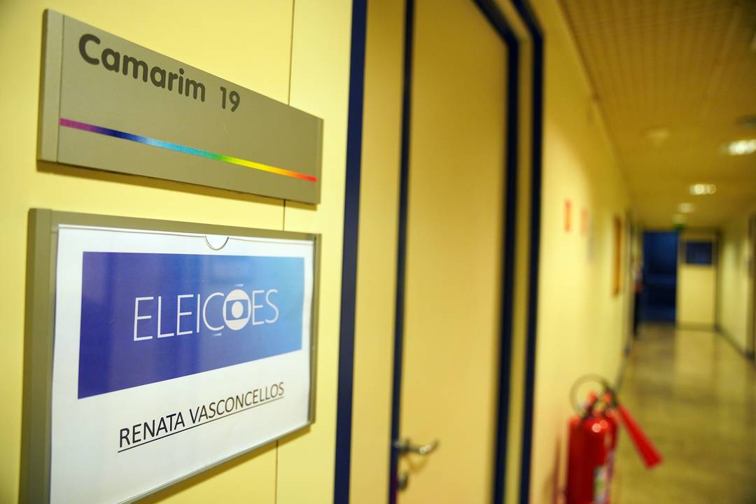 Camarim de Renata Vasconcellos nos Estdios Globo