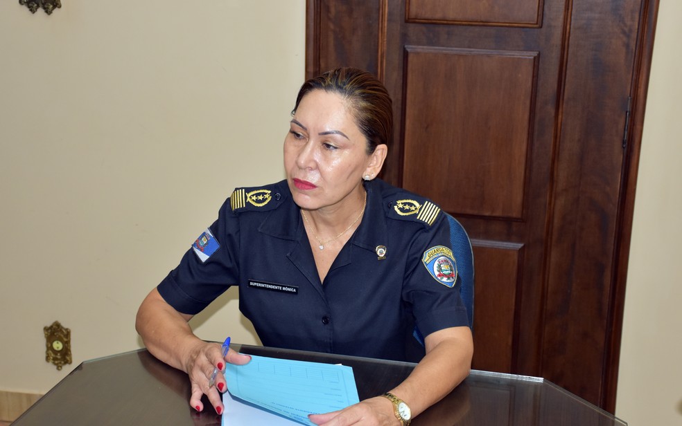 A superintendente da Guarda Civil Metropolitana de Ribeirão Preto, Mônica Noccioli — Foto: Laura Scarpelini/G1