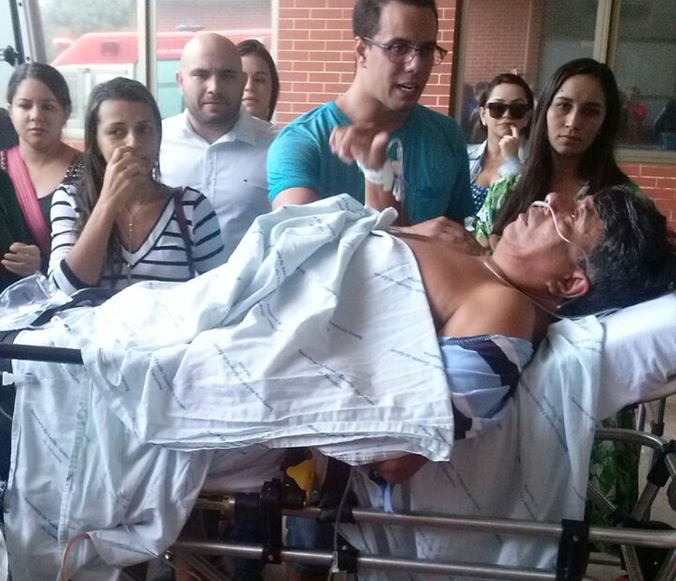 Prefeito de Tocantínia foi baleado na festa de aniversário — Foto: Divulgação