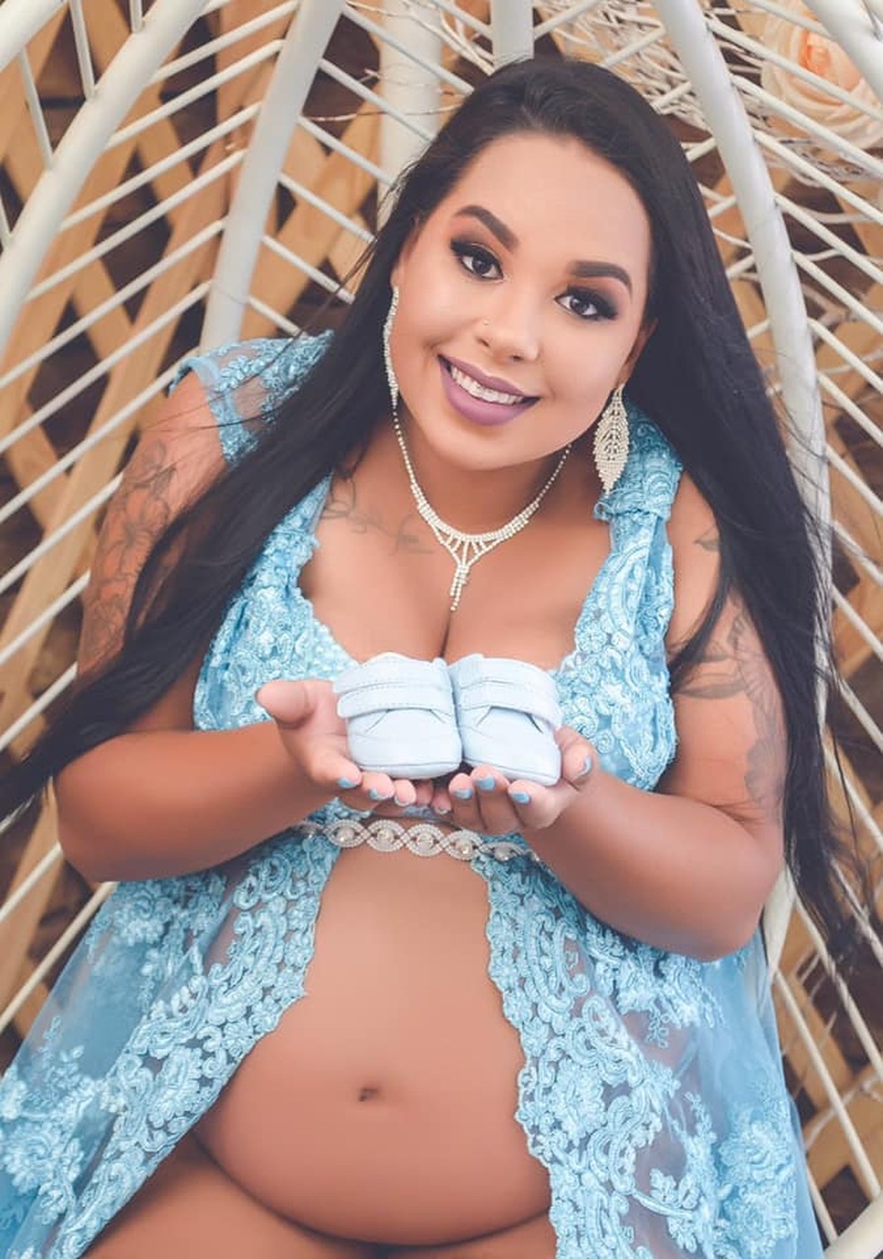 'Era o sonho da minha vida', diz a jovem — Foto: Josi Andrade e Ivan Muniz 