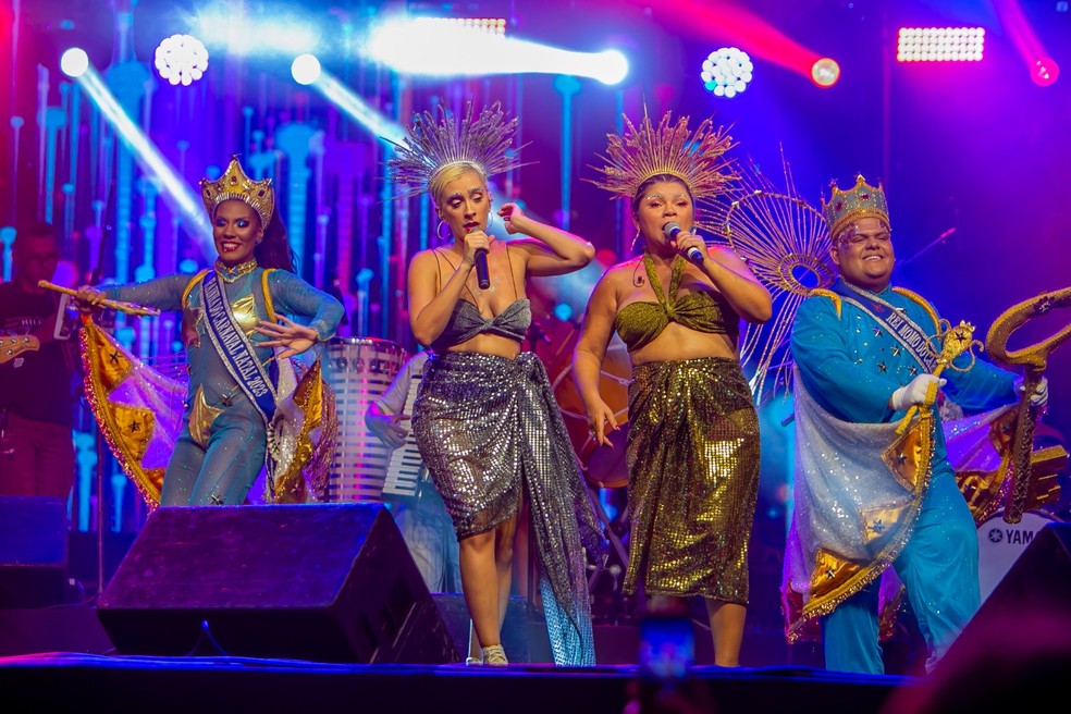 Abertura do Carnaval de Natal aconteceu nesta quinta (16) no Largo do Atheneu — Foto: Rogério Vital