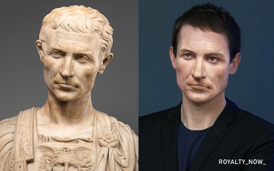 O imperador de Roma, Julio César (Foto: Reprodução/Instagram)