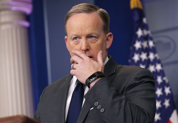 Sean Spicer, secretário de imprensa da Casa Branca (Foto: Chip Somodevilla/Getty Images)