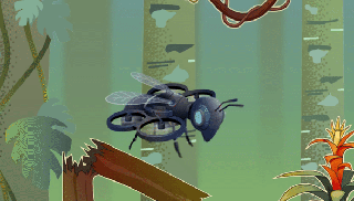 Bzzz!Drone - Missão Mata Atlântica: encontre os animais e denuncie  invasores do bioma em jogo do g1