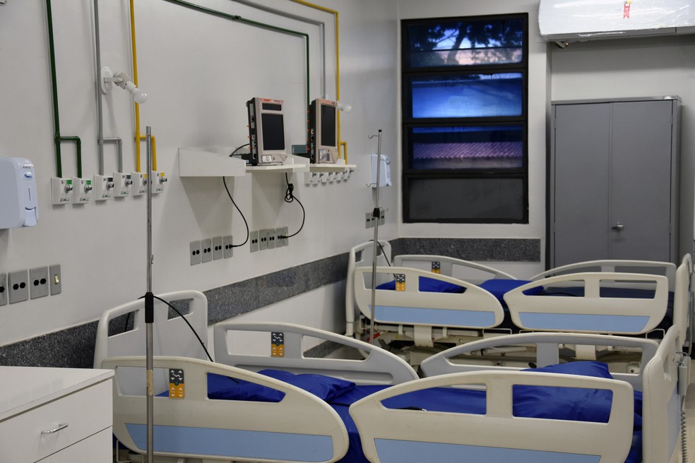 HC-UFTM tem 50 leitos equipados com ventiladores mecânicos, que podem ser utilizados para o atendimento de complicações respiratórias decorrentes da Covid-19  — Foto: João Pedro Vicente/HC-UFTM