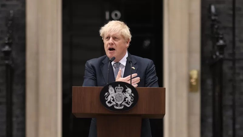 Boris Johnson anunciou sua renúncia como líder do Partido Conservador dois meses atrás (Foto: GETTY IMAGES via BBC)