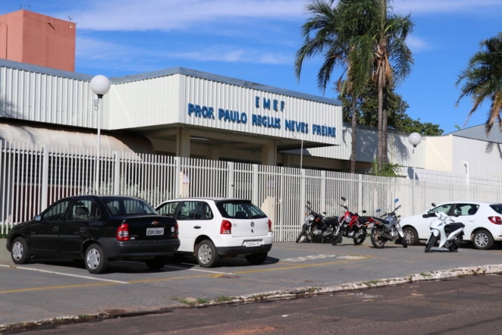 A escola Prof. Paulo Freire será uma das unidades que retomarão as aulas em período integral — Foto: Prefeitura de Marília/Divulgação