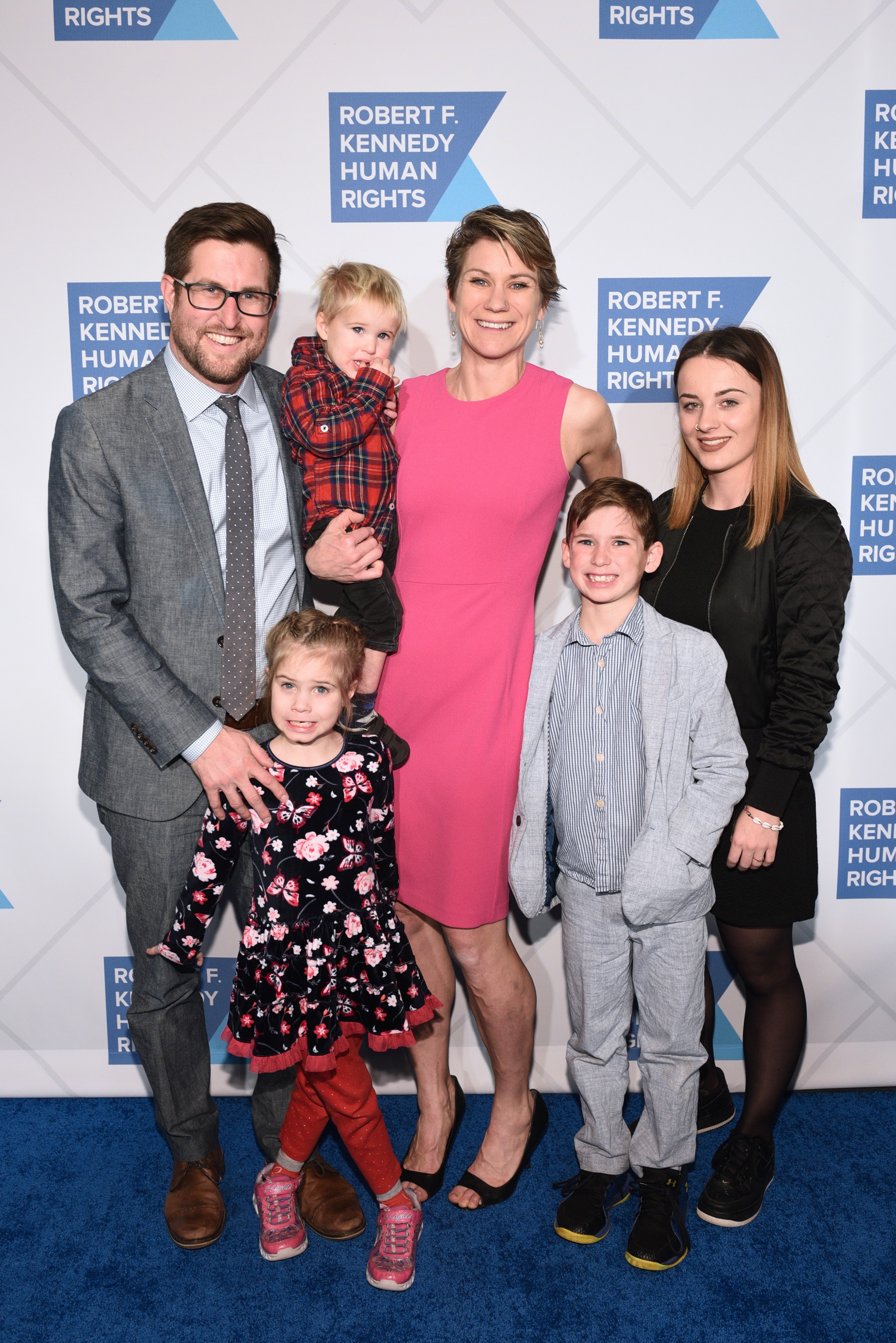 David McKean, Maeve Kennedy Townsend Mckean e família em 2019 (Foto: Getty Images)