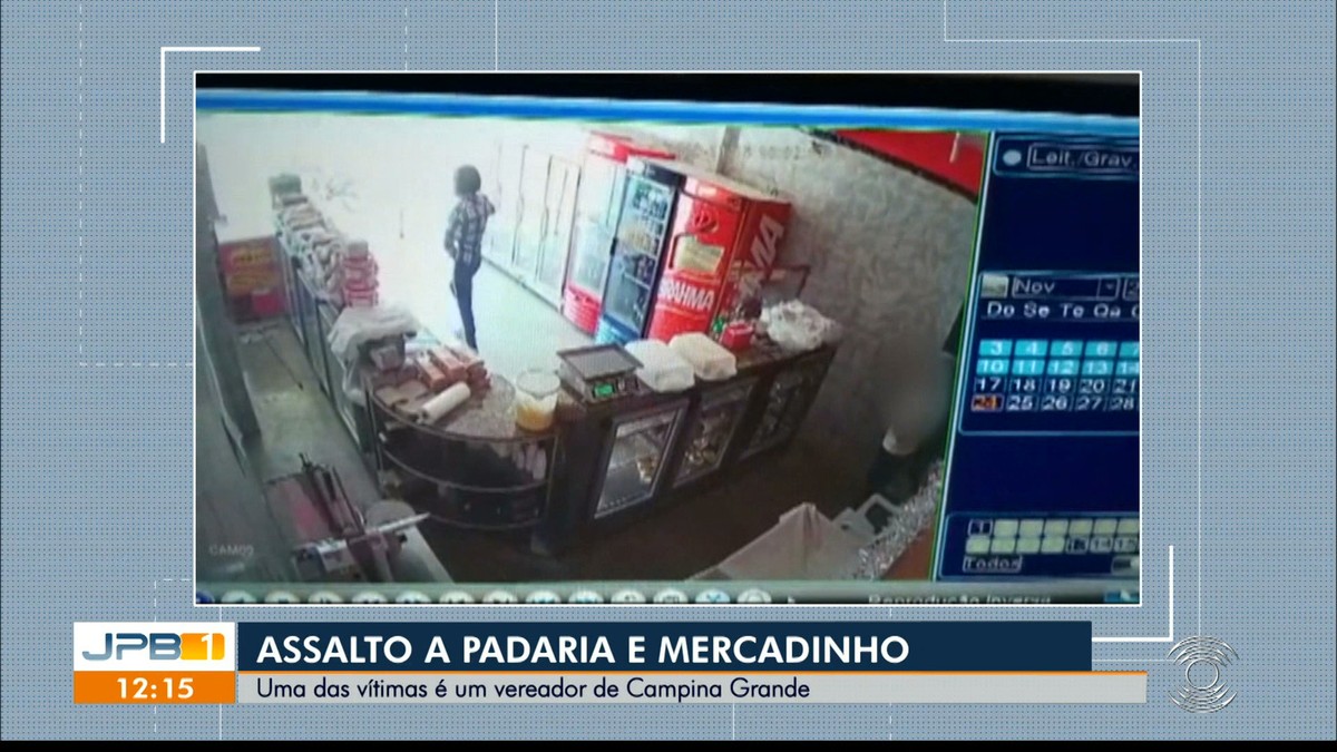 Dupla armada assalta padaria e mercadinho na mesma rua, em Campina Grande, diz polícia - G1