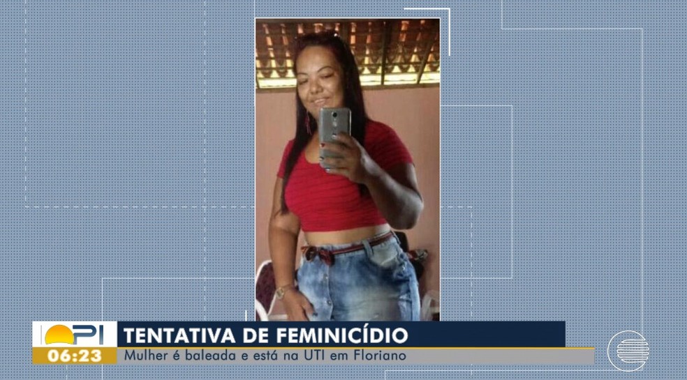 Jeovânia Oliveira foi atingida por disparos de arma de fogo na face e no tórax  — Foto: Reprodução/TV Clube